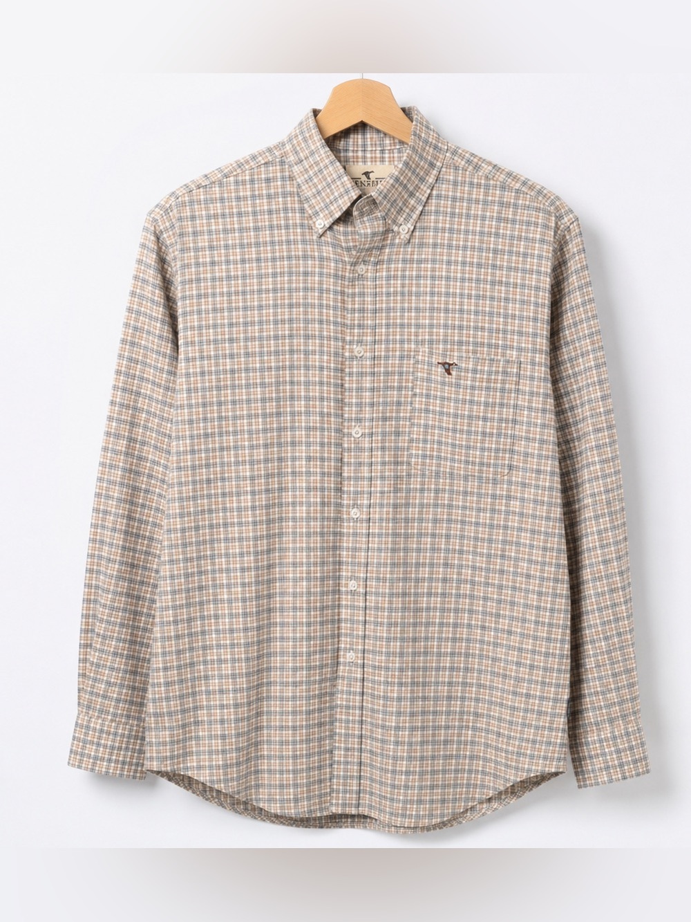 Genteal Performance Plaid Button Down Shirt Mens Medium Long Sleeve